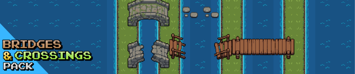 Bridges & Crossings Pack – Pixel Game Assets by MutterPixel Studio