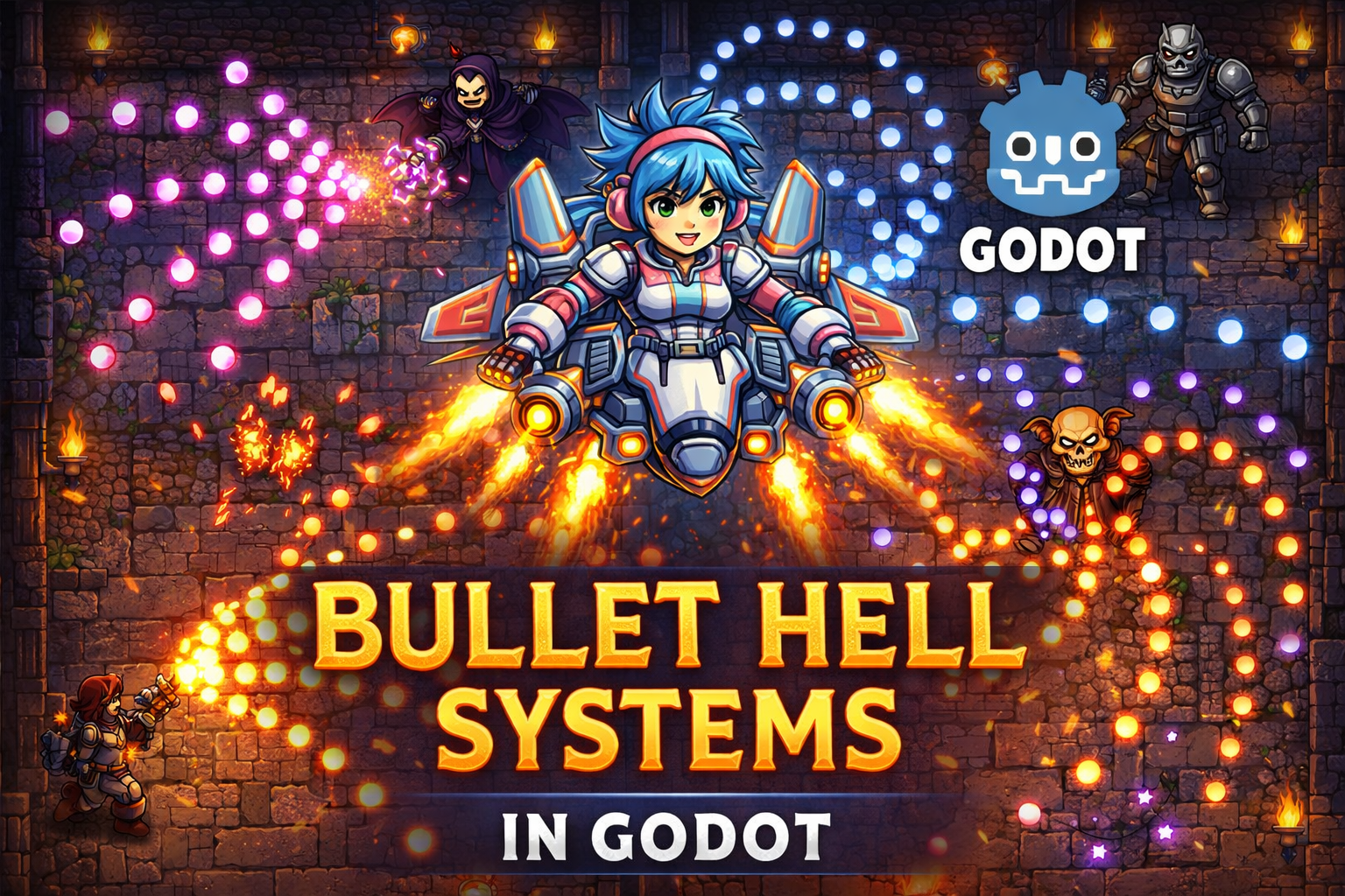 Godot 4 Bullet Hell Toolkit (Optimized • Patterns • Boss Systems • Full ...