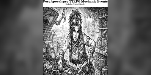 Cover image for Post Apocalypse TTRPG Mechanic Events