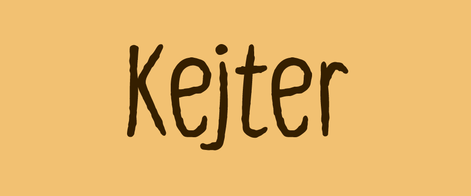 Kejter - Font