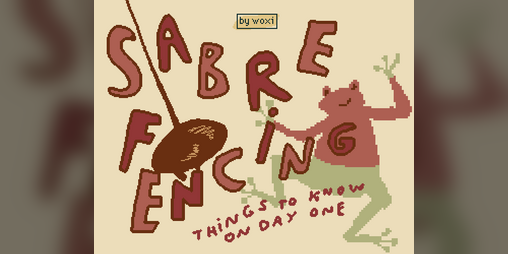 Cover image for sabre fencing 1: a decker zine