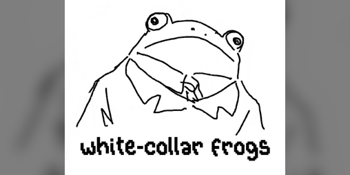 Cover image for white-collar frogs