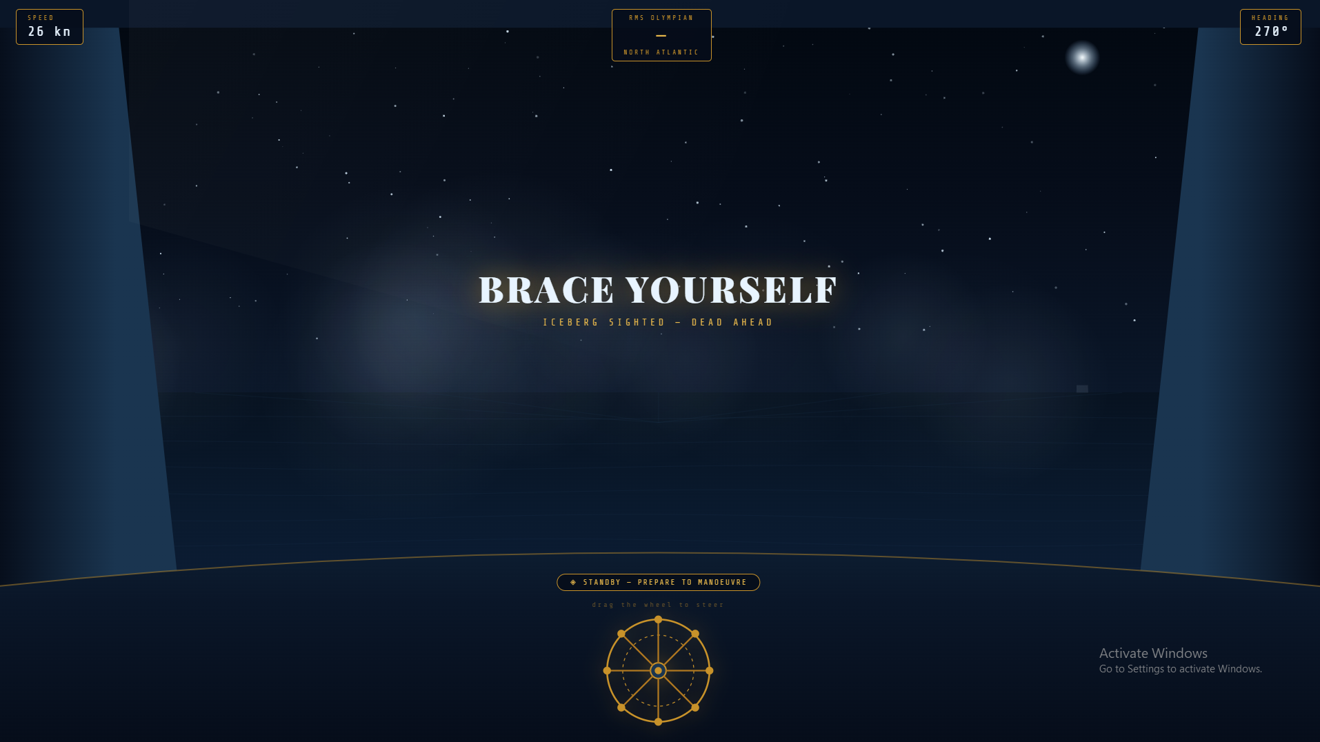 Captain's Bridge/Dodge The Iceberg! [Early access]