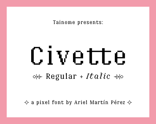 Civette font by Tainome