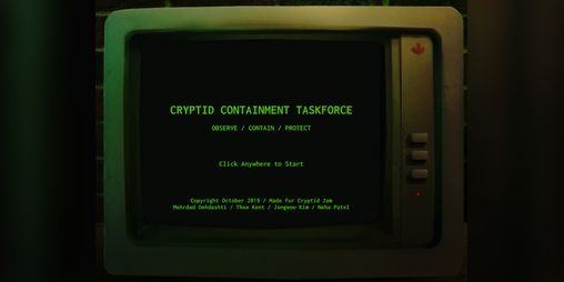 Cover image for Cryptid Containment Taskforce
