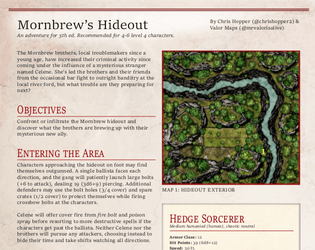 Mapvember Day 1: Mornbrew's Hideout  