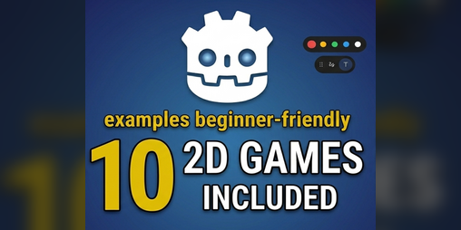 Cover image for Godot 4 Beginner Pack: Game & Source Code