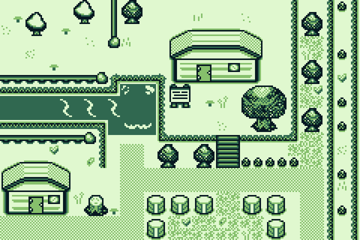 Gameboy Color Pause Map Gameboy TopDown Quick-Start Tileset by BeaZe9874