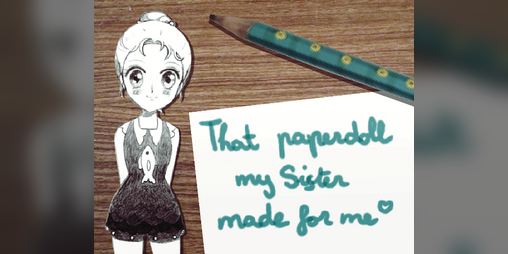 Cover image for That paperdoll my sister made for me