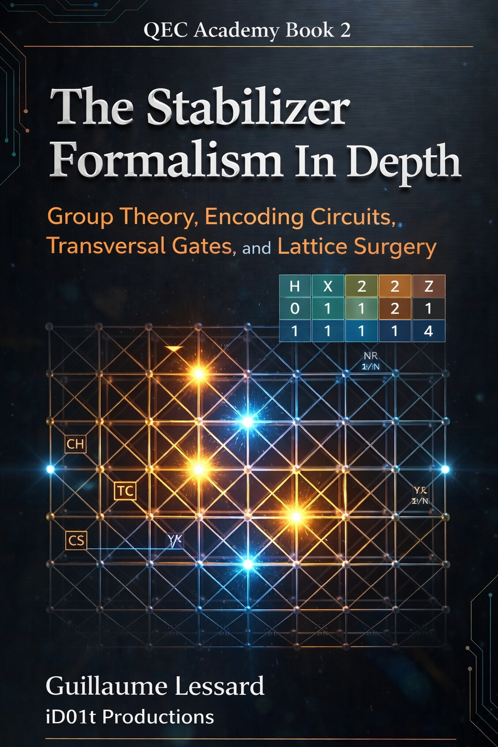 Cover image for QEC Academy Book 2: The Stabilizer Formalism In Depth Group Theory