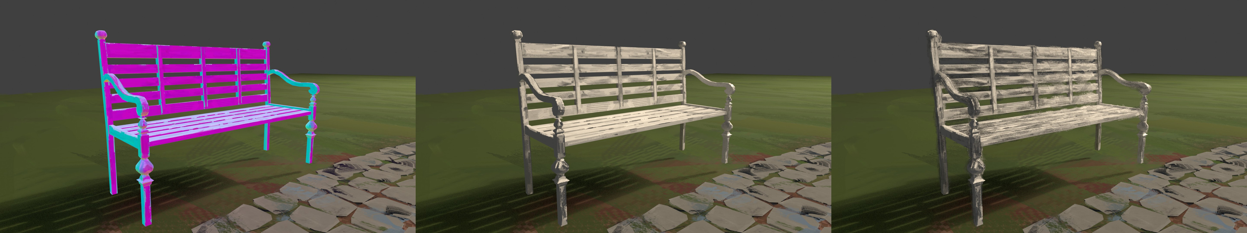 Bench View Texture Day #7 - The Art of Being Drawn In by W4rriorC4t
