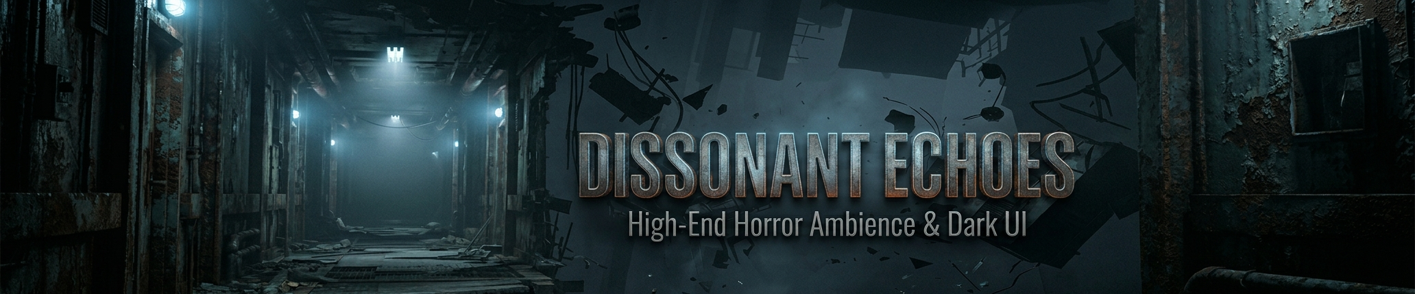 Dissonant Echoes: High-End Horror Ambience & Dark UI
