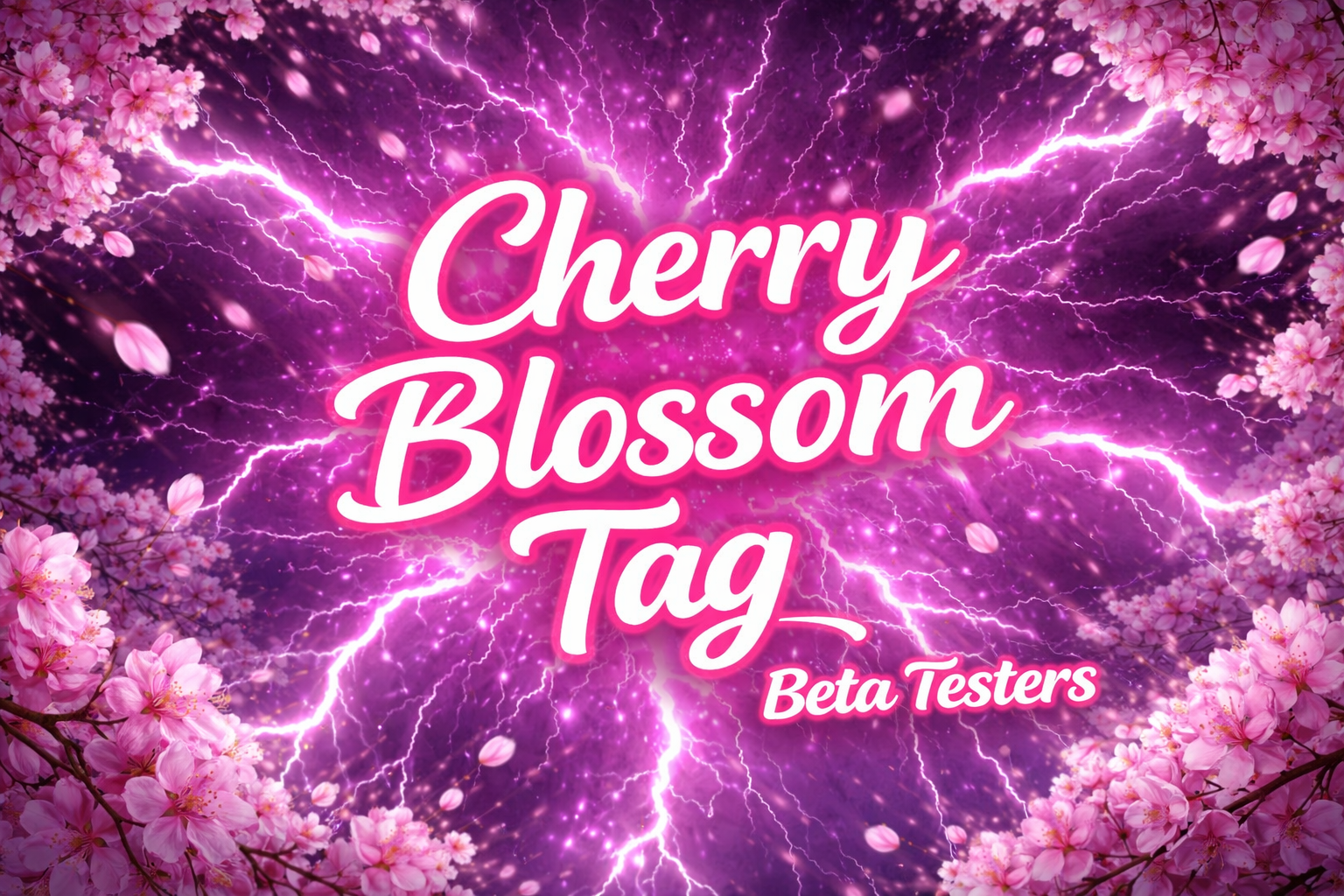 Cherry Blossom Tag beta tester