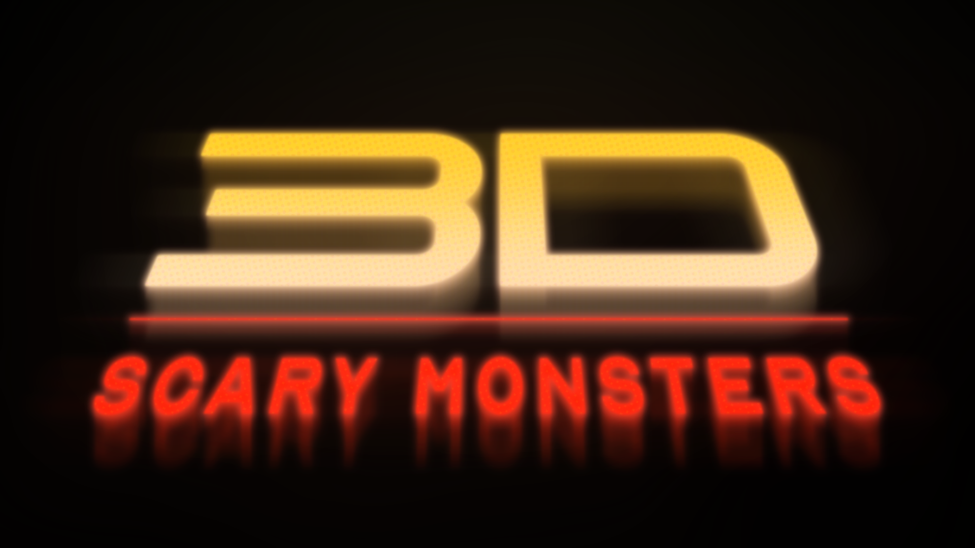 Scary Monsters 3D cover