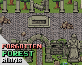 Forgotten Forest Ruins – Pixel Art Asset Pack by MutterPixel Studio