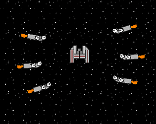 Space shooter game screenshot