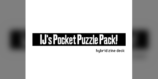 Cover image for IJ's Pocket Puzzle Pack