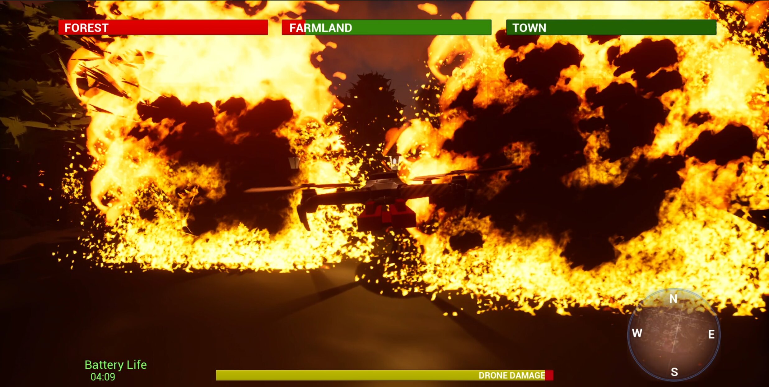 Fire System Optimization & Interactive Burning Materials - Drone Squad ...