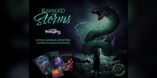 Cover image for Ravaged by Storms – Mythic Sandbox Adventure for Pirate Borg