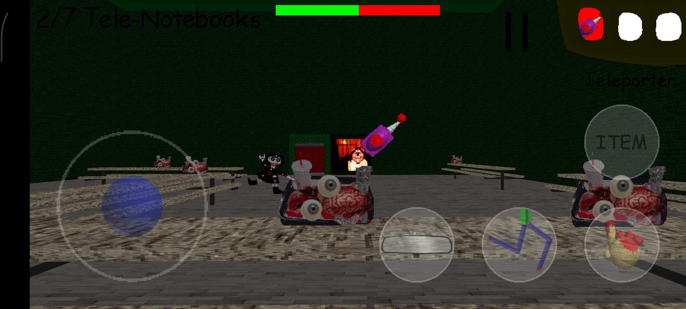 Baldi's Basics Horror The Sequel Baldi Exe's Revenge Teleporter Mode Android