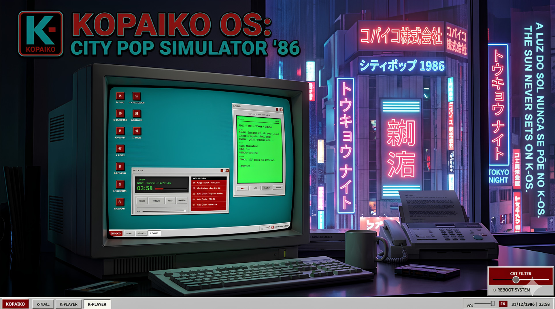 Cover image for Kopaiko | 80s Retro OS Simulator