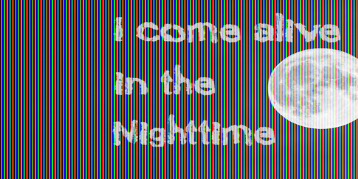 Cover image for I come Alive in the Nighttime