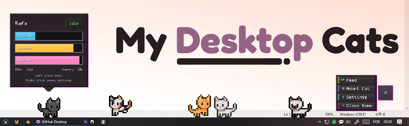 My Desktop Cats