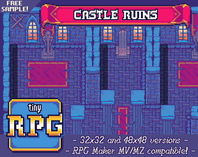 Tiny RPG - Castle Ruins by tiopalada