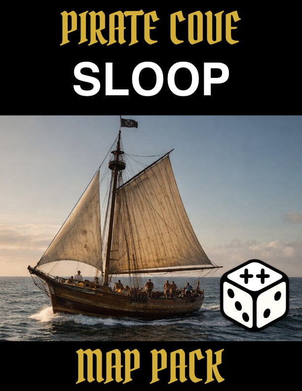 Pirate Cove: Sloop Ship | Map Pack by mmpAppsCorp