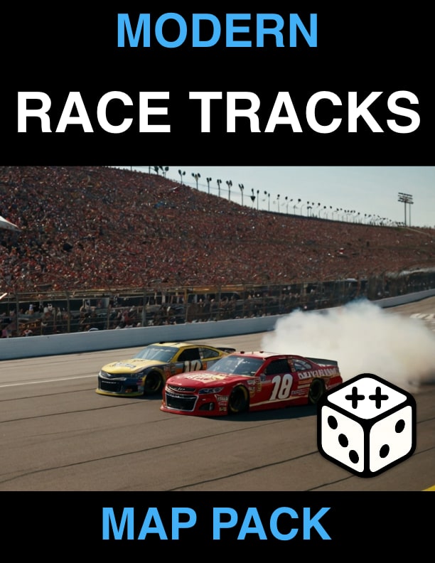 Race Tracks | Map & Token Pack by mmpAppsCorp