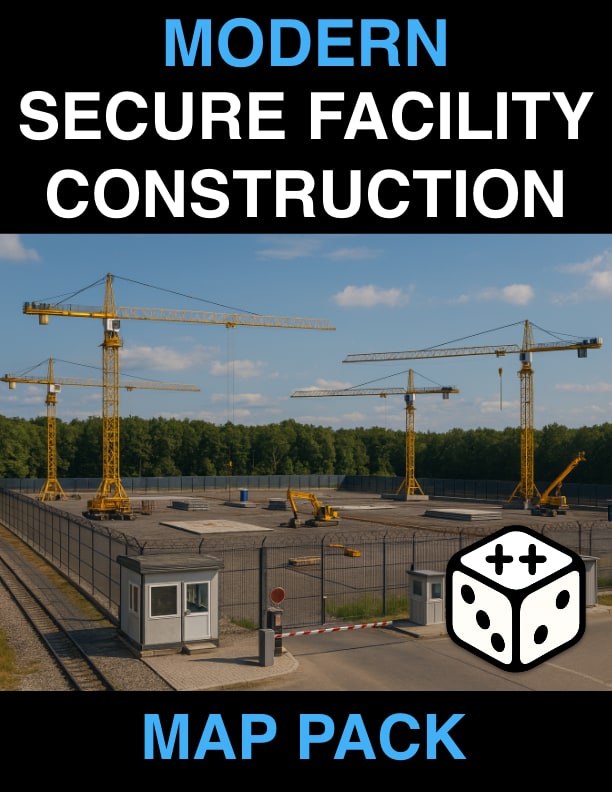 Constuction Map Secure Facility Construction | Map Pack by mmpAppsCorp