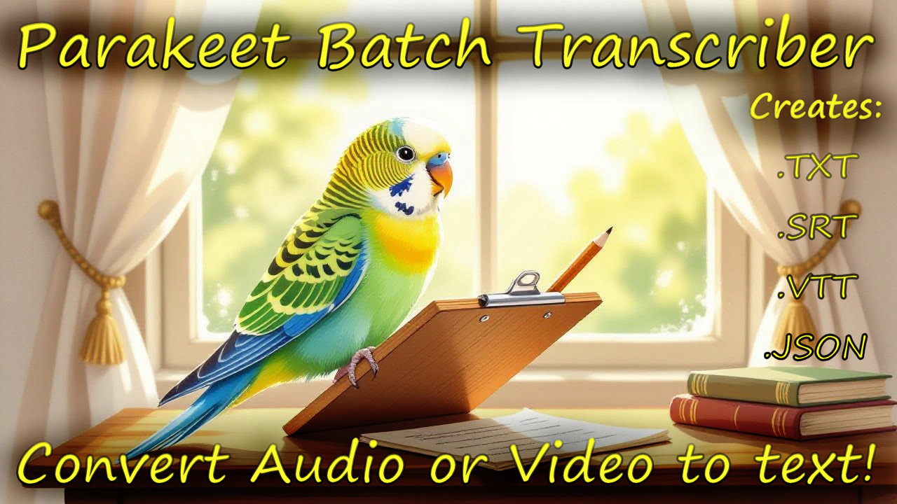 Parakeet Batch Transcriber