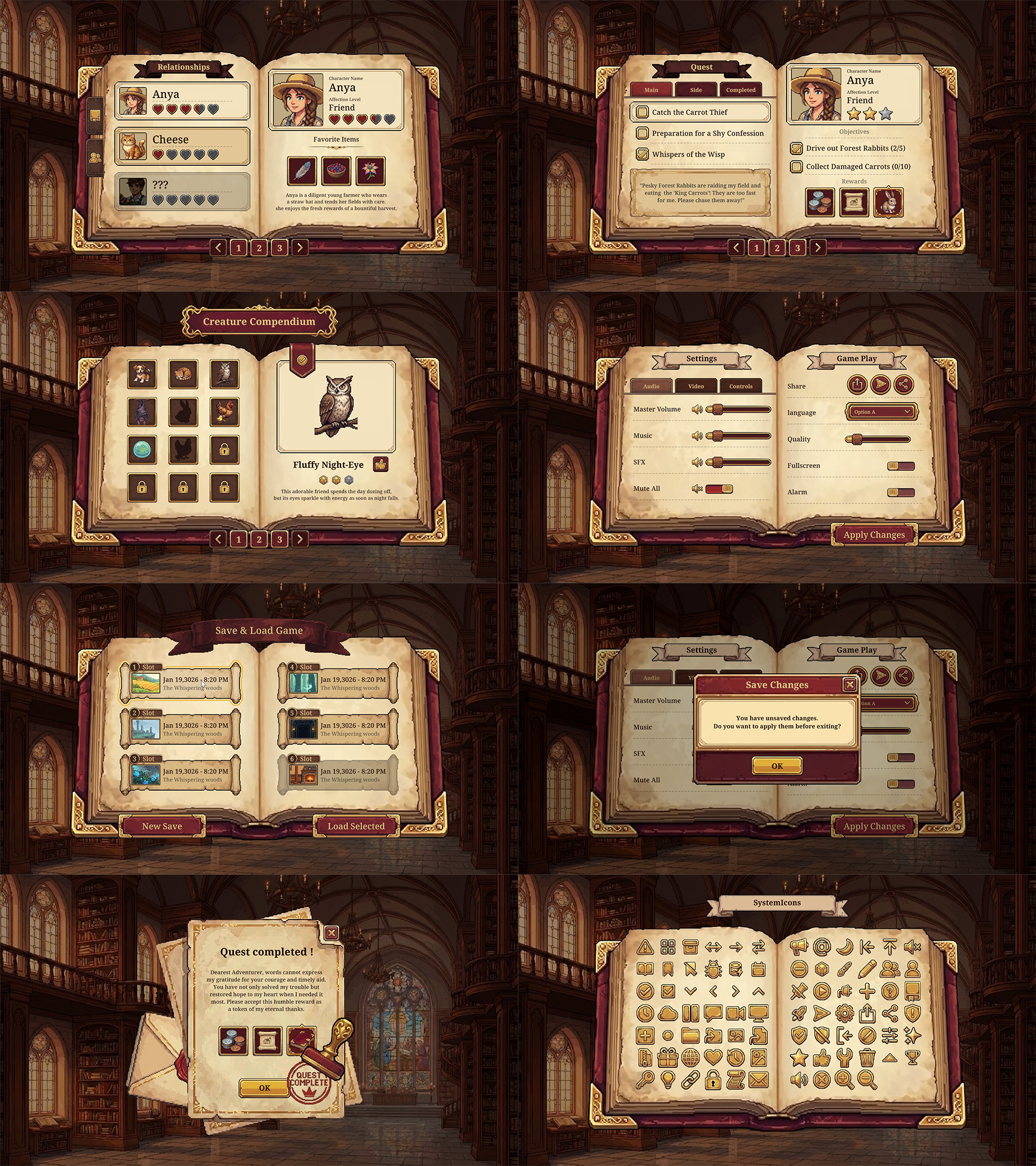 Pixel RPG UI Mega Pack : 4-in-1 by IndigoLay