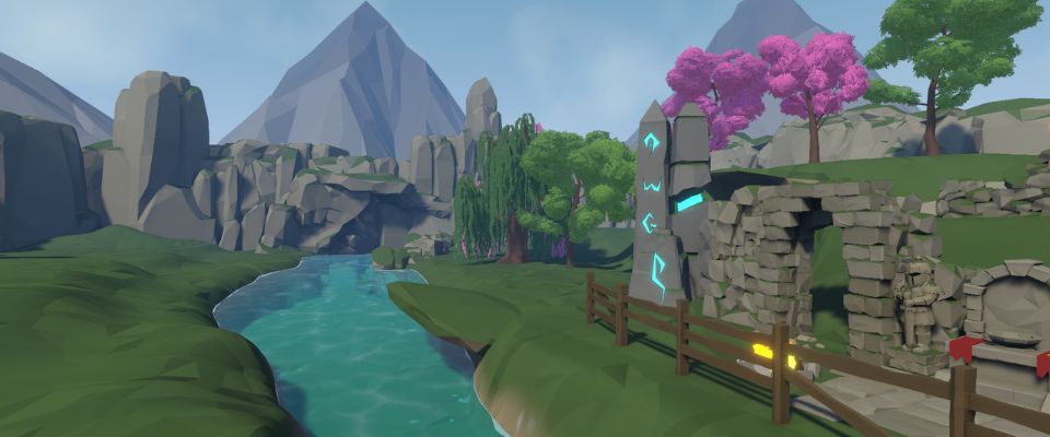Low Poly Enchanted Forest, Runes & Wildlife – Fantasy Environment Kit