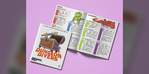 Cover image for Dungeon Divers: A Fantasy TTRPG Zine