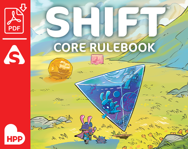 Cover image for SHIFT RPG Core Rulebook & SHIFT Open License