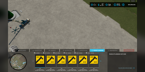 Cover image for FS22 Radius Planning v1.0.0.2