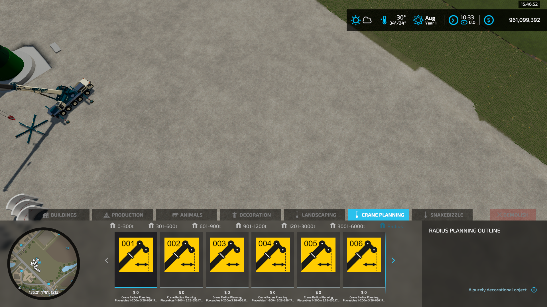 Cover image for FS22 Radius Planning v1.0.0.2