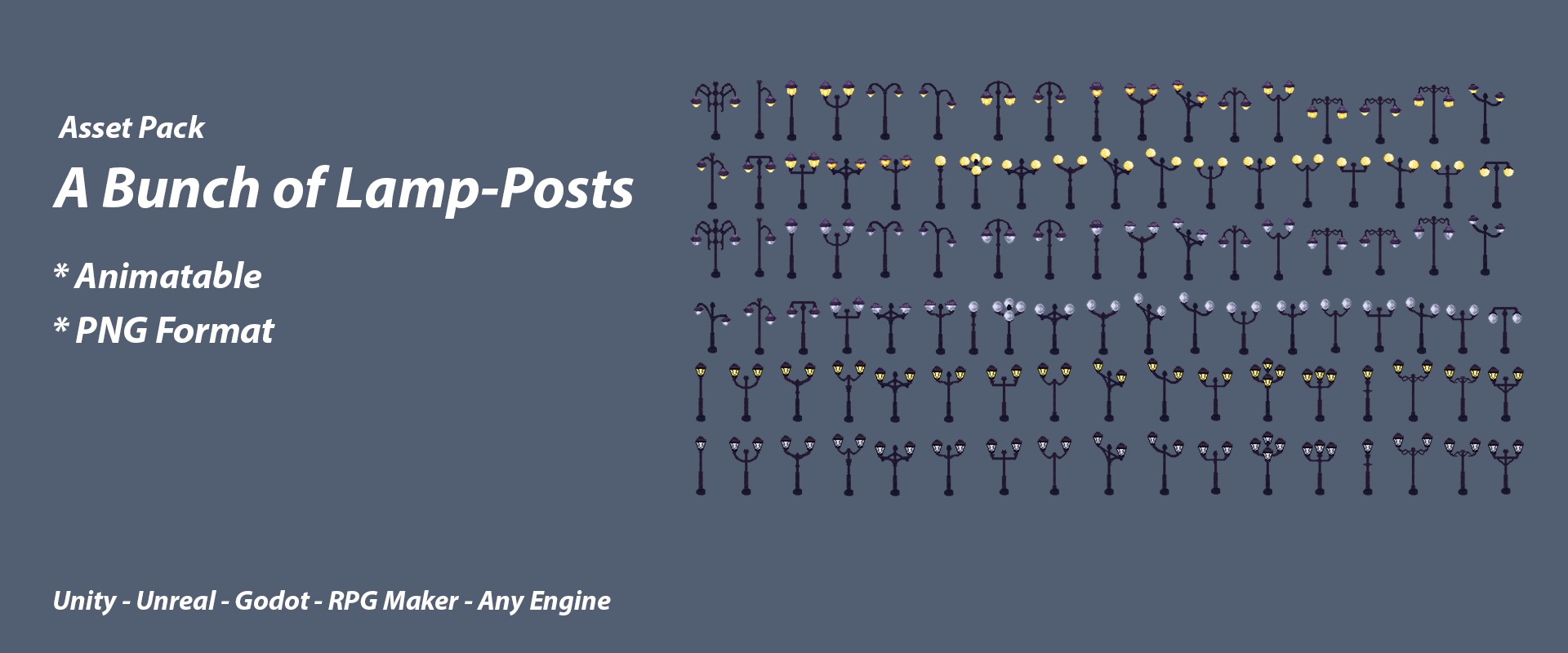 A Bunch of Lamp-Posts