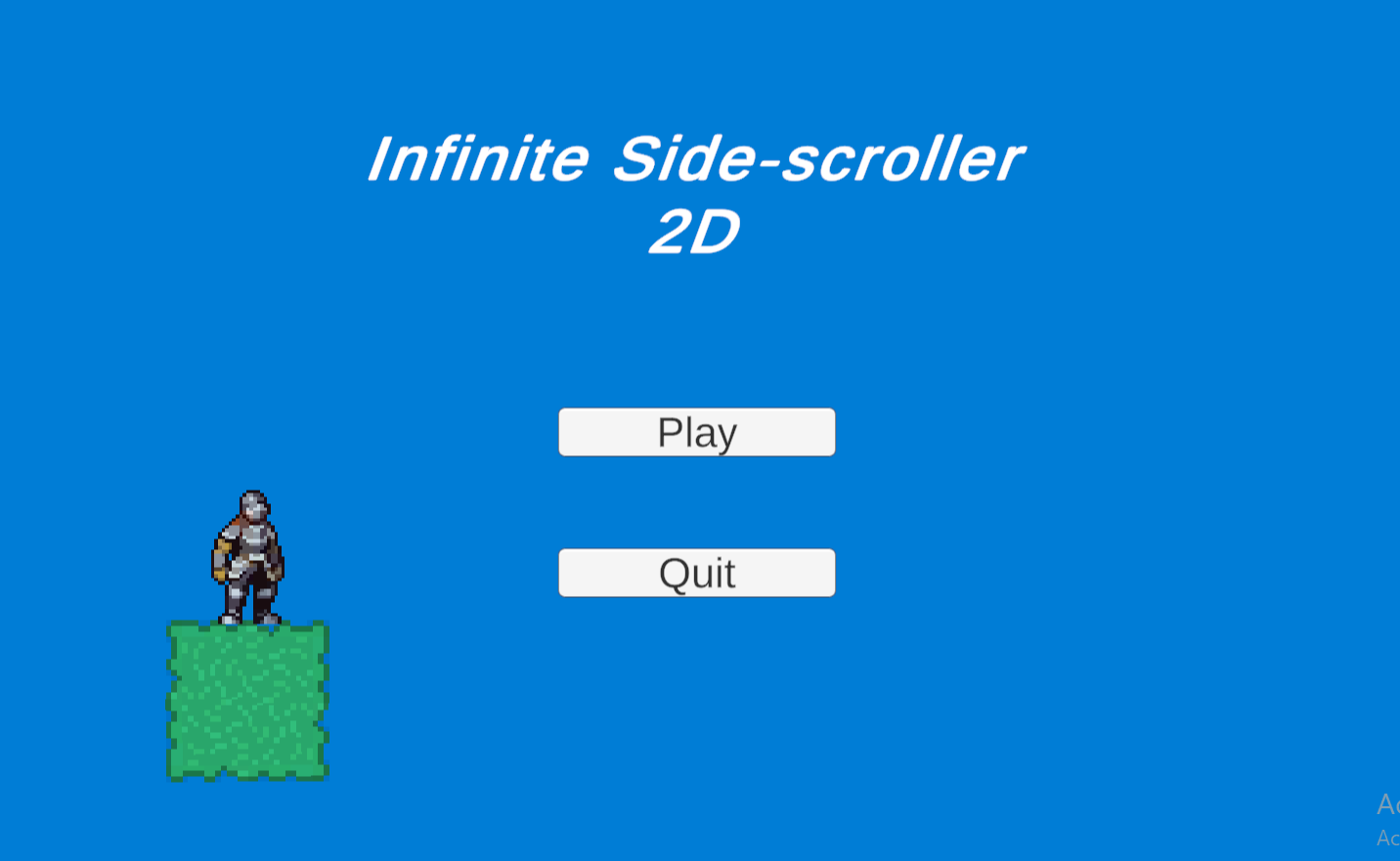 Infinite side-scroller 2D by Lawx-sama