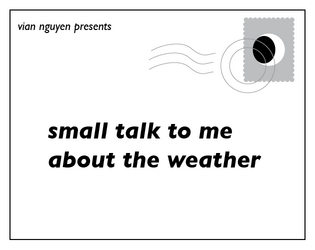 Small Talk To Me About The Weather  