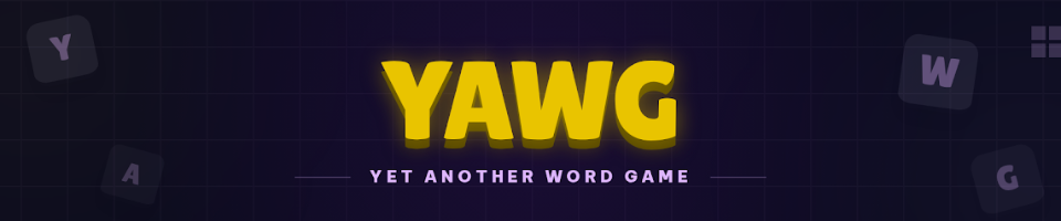 YAWG: Yet Another Word Game