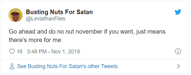 No nut november meaning