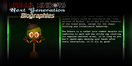 Cover image for Musical Minibots Next Generation: Biographies