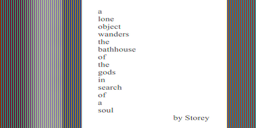 Cover image for a lone object wanders the bathhouse of the gods in search of a soul