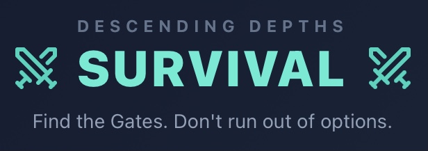 Cover image for Descending Depths SURVIVAL