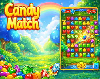 Gandy Games Candy Match by alicollinsjsymk