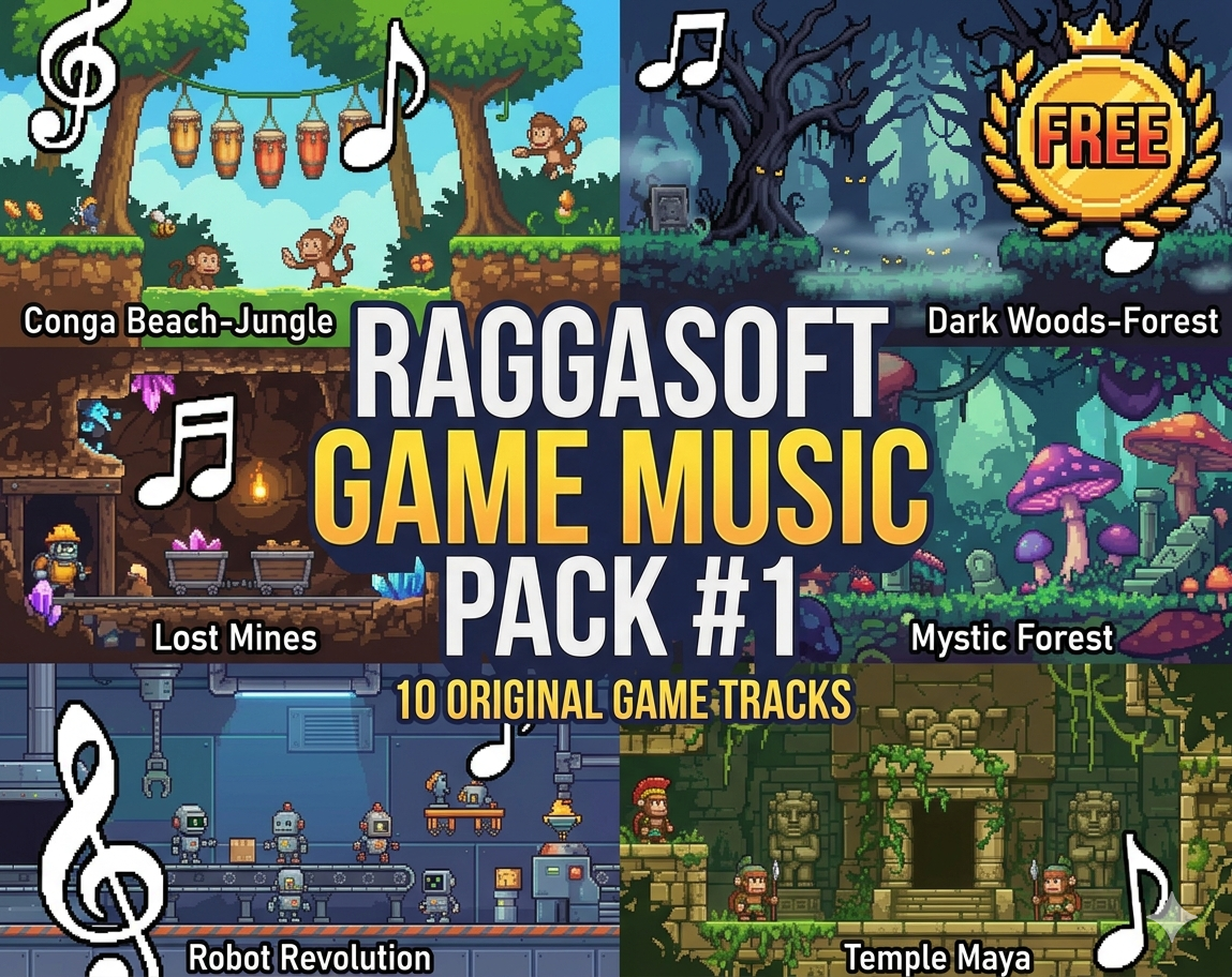 FREE GAME MUSIC PACK #1 - RAGGASOFT by raggasoft