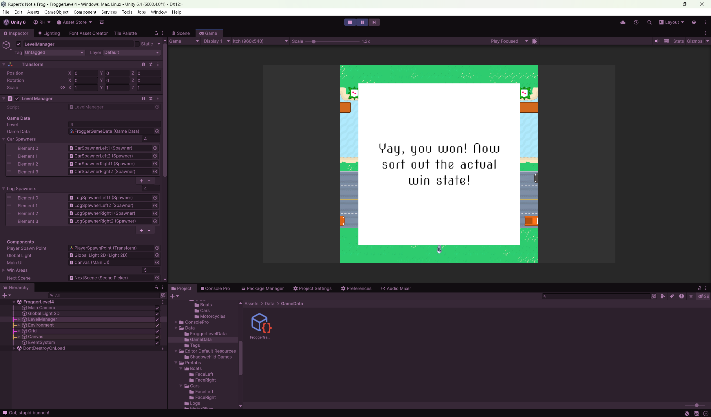 Rupert's Not a Frog by Shadowchild Games