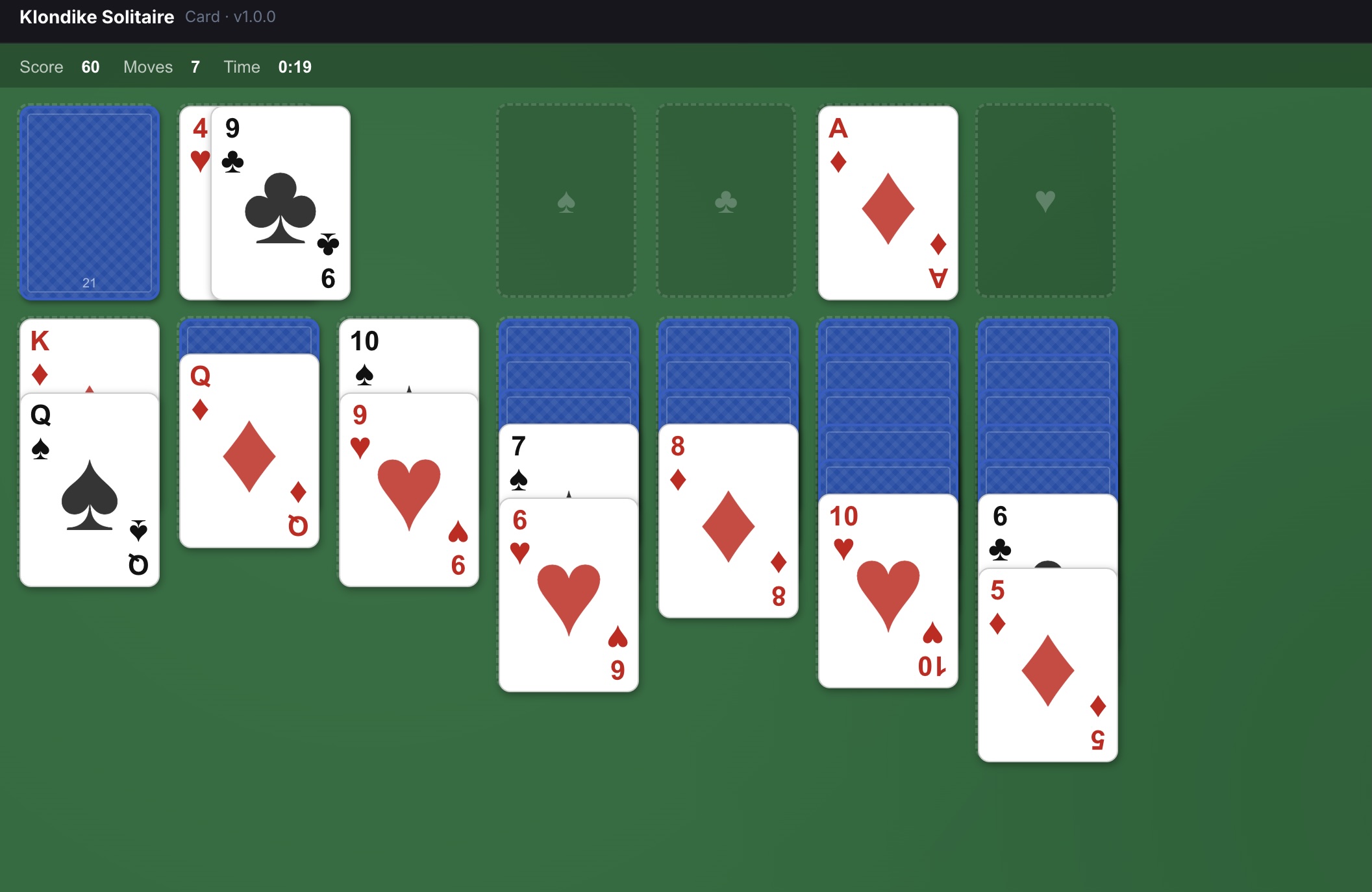 Klondike Solitaire (gamesy.io)